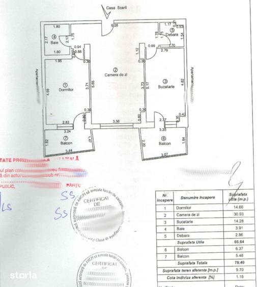 Apartament cu 2 camere în Micro 40