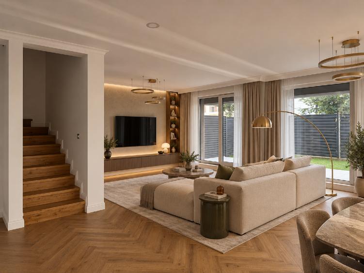 Duplex cu 5 camere cu Garaj în Central