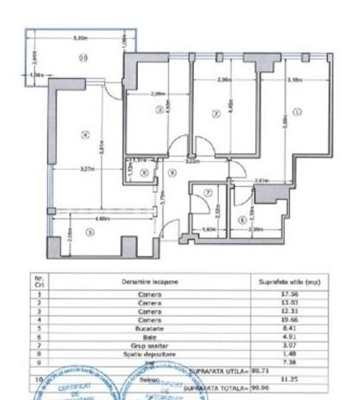 Apartament cu 4 camere decomandat, mobilat în Drumul Taberei