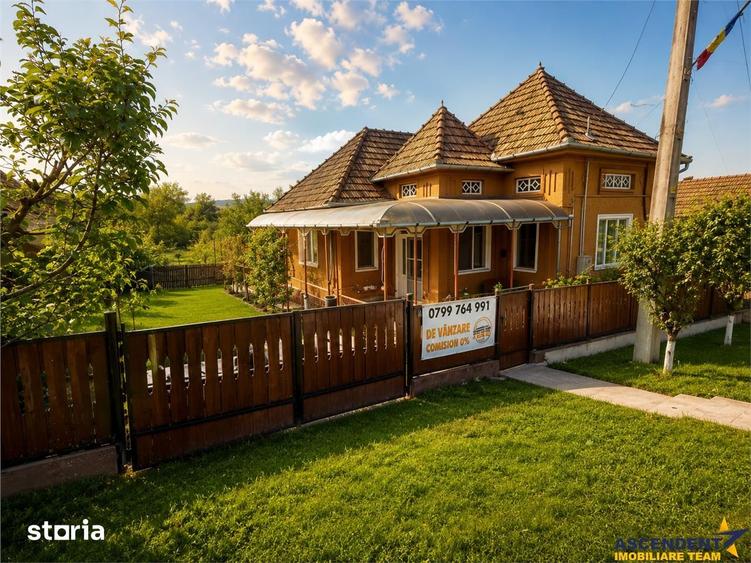 Casă cu 2 camere cu Teren 1100 Mp în Șăulia