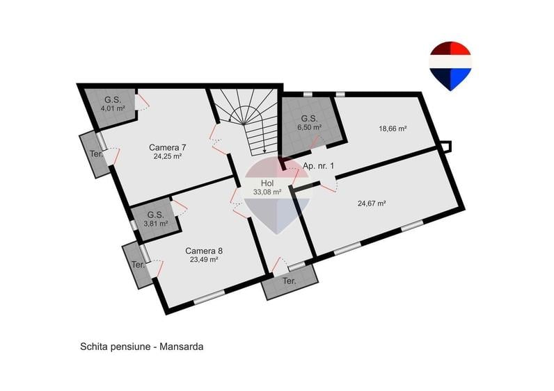 Spațiu comercial, de 755 mp, în Rontău