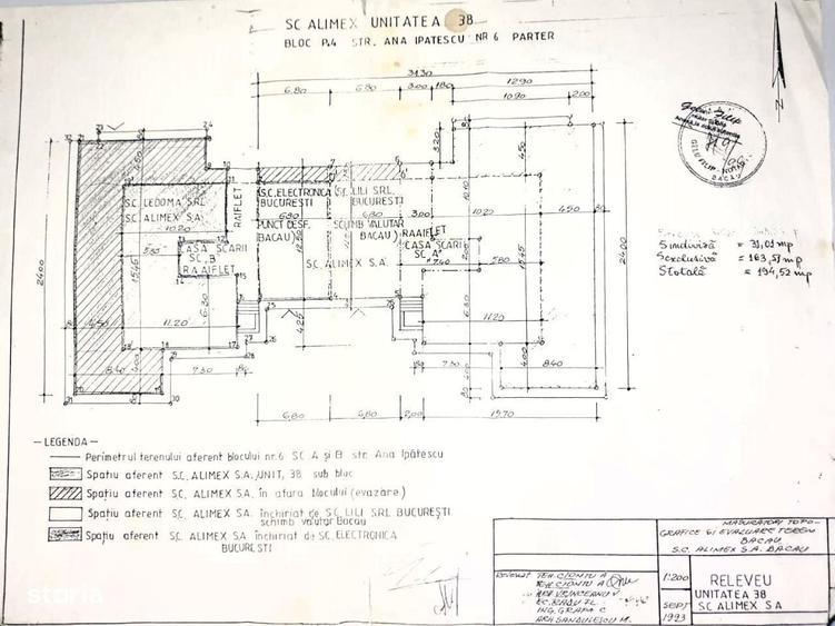 Spațiu comercial, de 300 mp, în Central