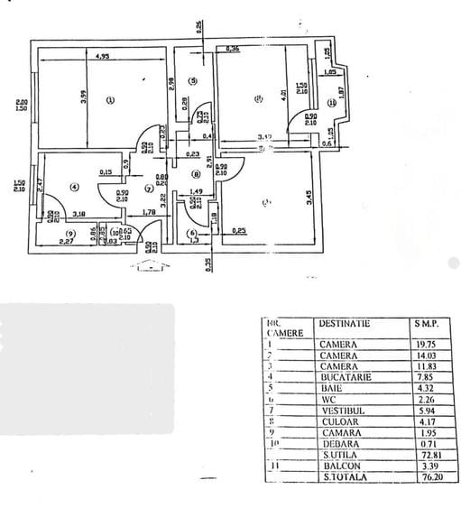 Vânzare Apartament 3 Camere Hol în H, 2 Băi – Calea Vitan Vis-a-vis Mall Vitan - 4