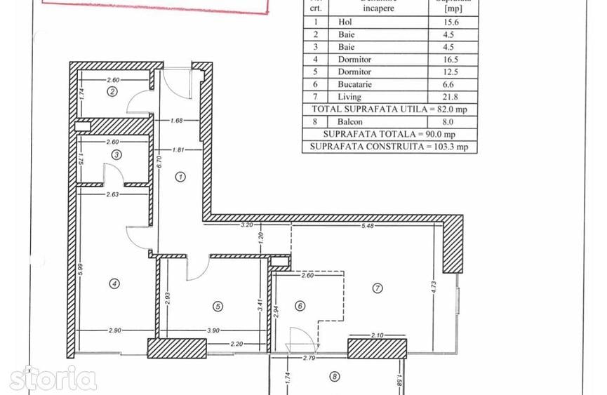 Apartament cu 3 camere, mobilat în Floreasca