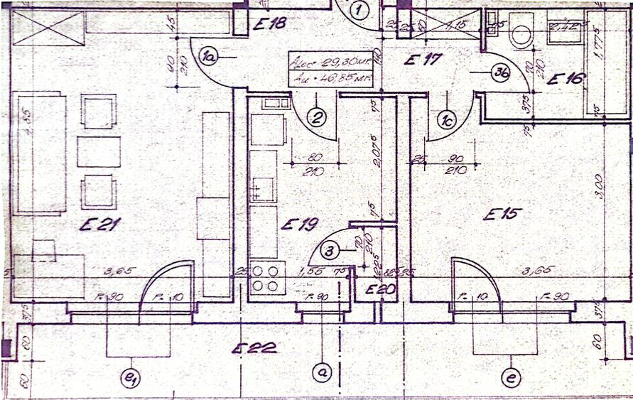 Apartament cu 2 camere decomandat, mobilat în Podgoria
