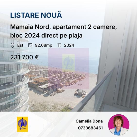 Apartament cu 2 camere nedecomandat în Est