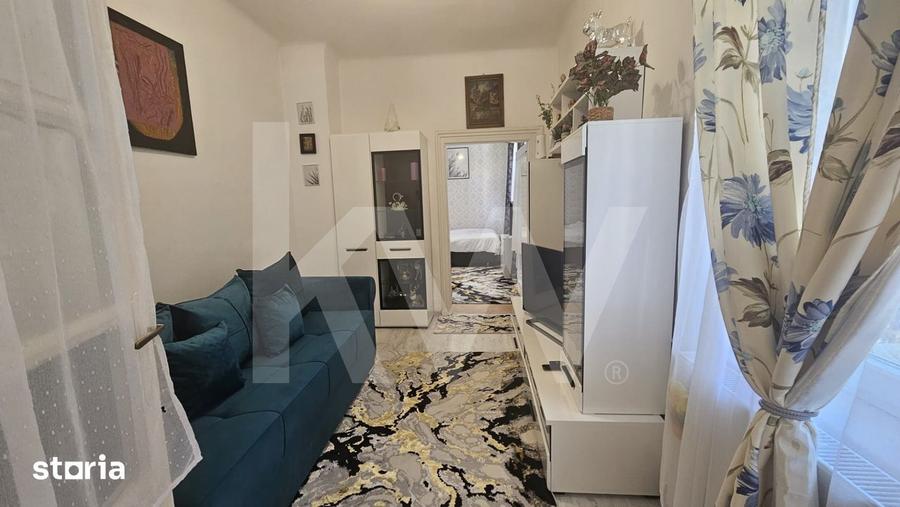 Apartament cu 2 camere, mobilat în Central