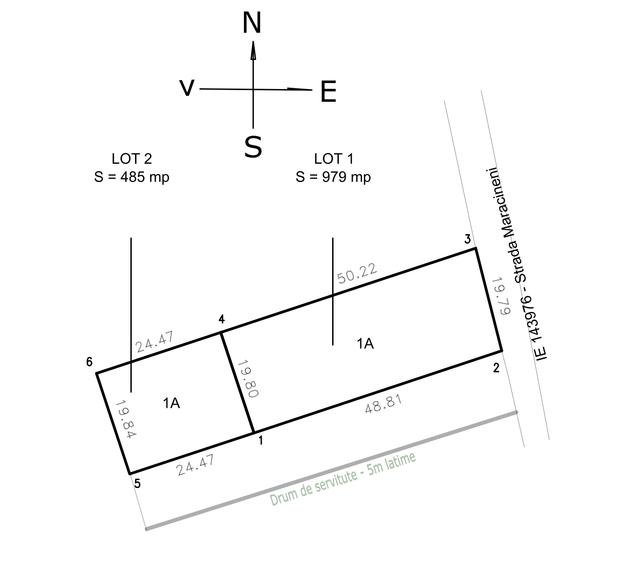 Teren Construcții intravilan de 607 mp, în Prelungirea Ghencea