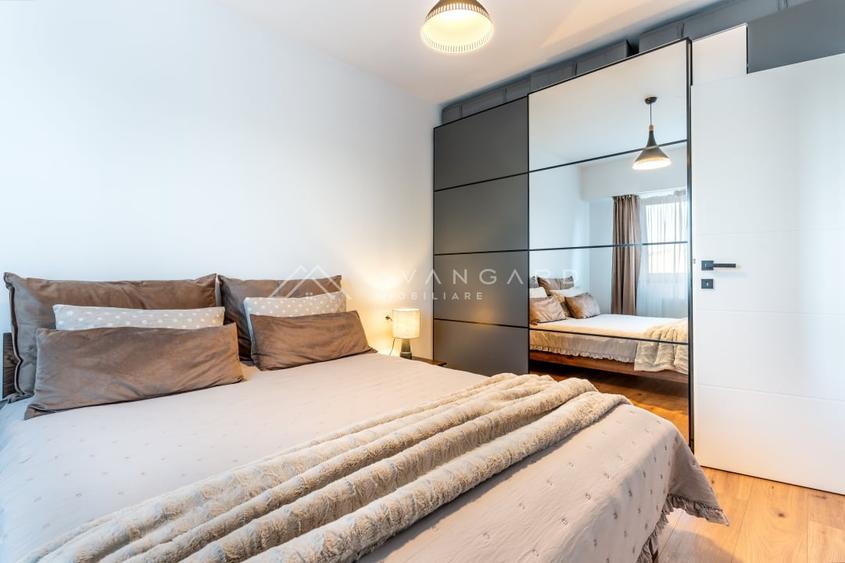 Apartament cu 2 camere semidecomandat, mobilat în Apahida