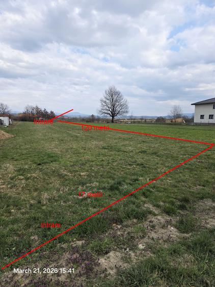 Teren de 2000 mp, în Coltău