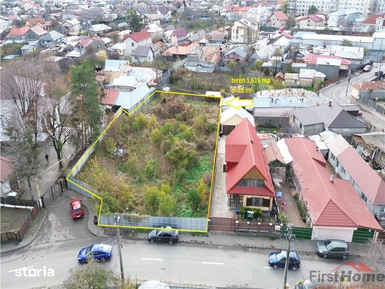Teren de 1616 mp, în Central