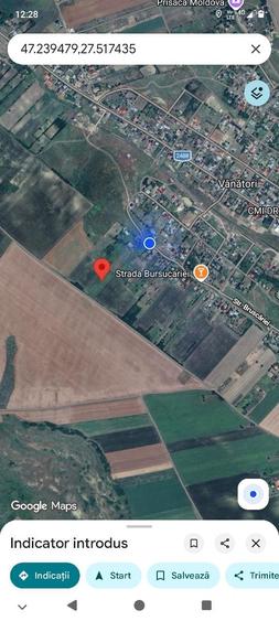 Vand teren in extravilanul satului Vanatori com Popricani - 1