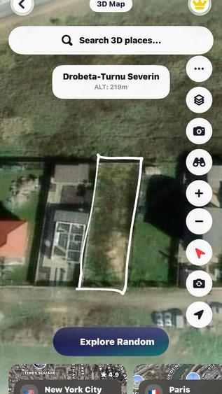 Teren de 500 mp, în Central
