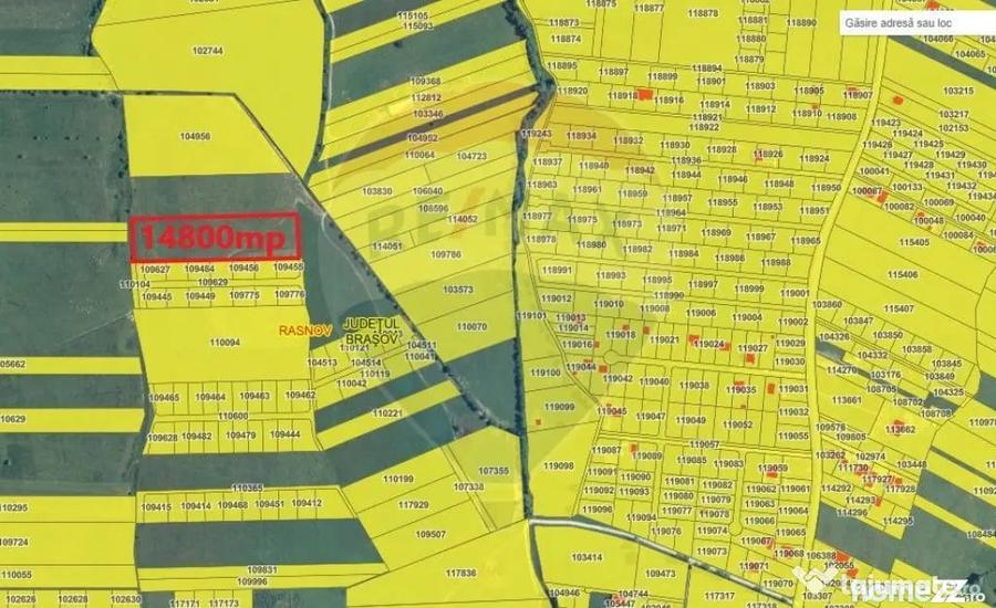 Teren Rasnov zona Glajerie-14800mp extravilan - 2
