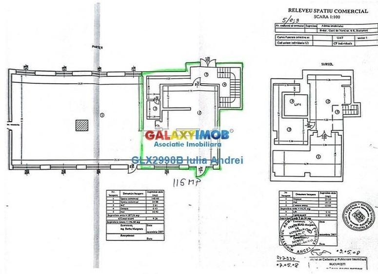 Spațiu comercial, de 115 mp, în Grivița