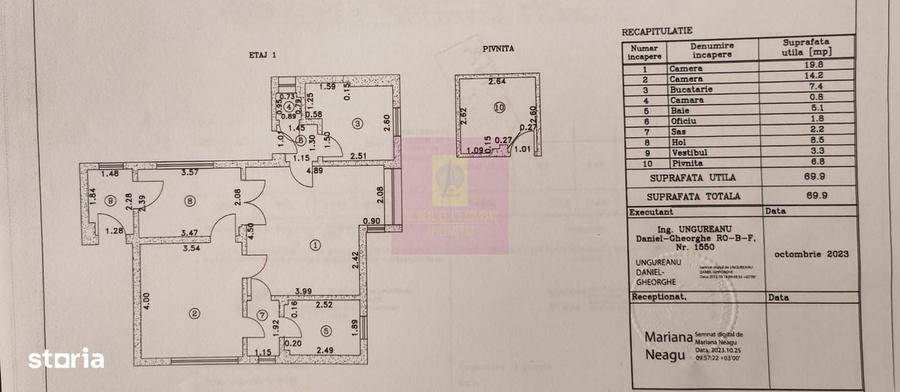 Apartament cu 2 camere în Foișorul de Foc