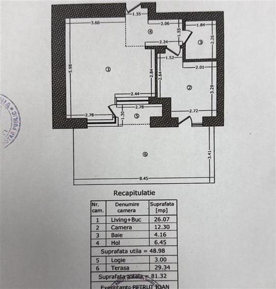 Apartament cu 2 camere decomandat, mobilat în Aviației