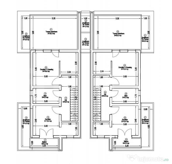 Duplex despar?it prin camera tehnica | carport | toate ut - 7