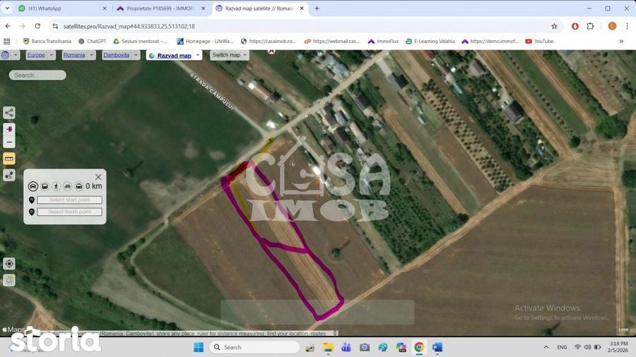 Teren de 4763 mp, în Răzvad