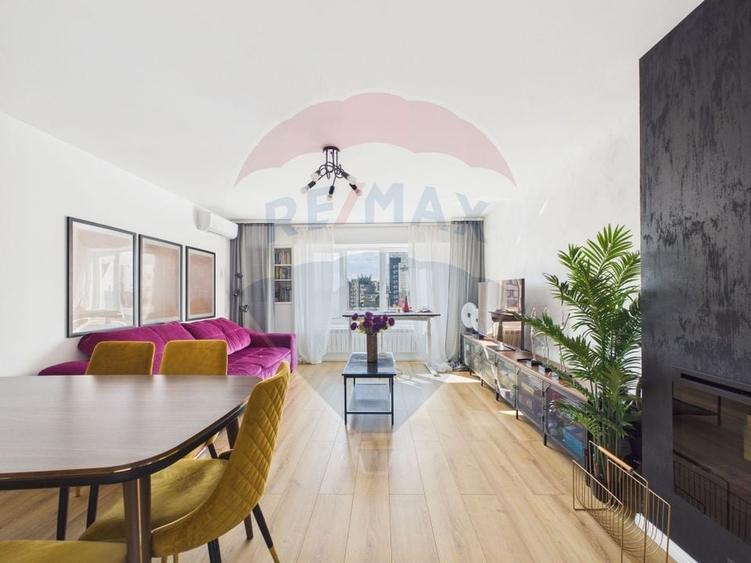 Apartament cu 3 camere decomandat, mobilat în Unirii