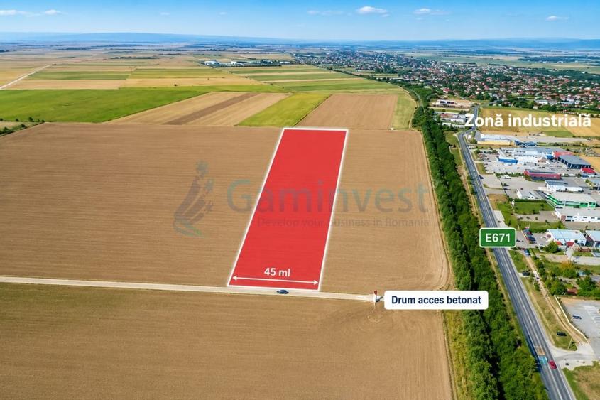 Teren agricol extravilan de 16640 mp, în Biharia