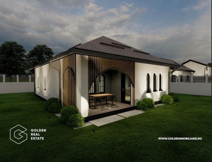 Casă individuală cu 3 camere cu Teren 400 Mp în 6 Vânători