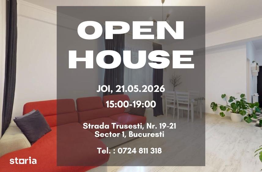 Apartament cu 2 camere, mobilat în Bucureștii Noi