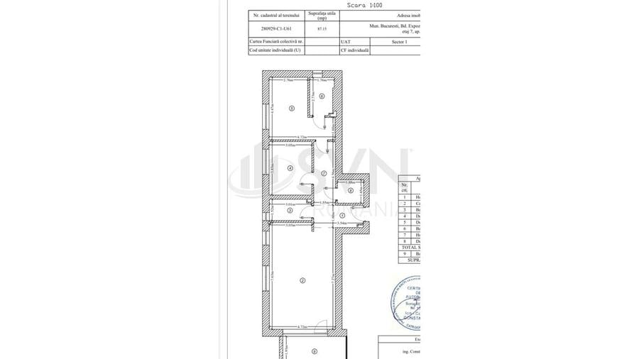 Apartament cu 3 camere decomandat în 1 Mai