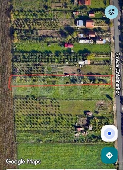 Teren Construcții extravilan de 1288 mp, în Periferie