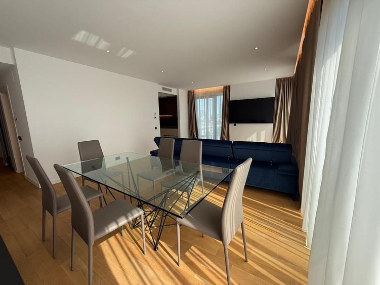 Apartament cu 4 camere semidecomandat, mobilat în Herăstrău