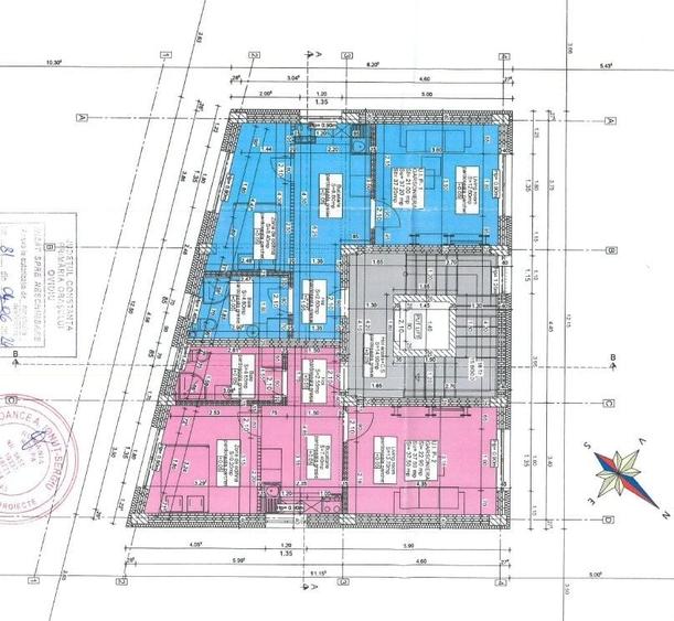 Apartament cu 2 camere decomandat în Central