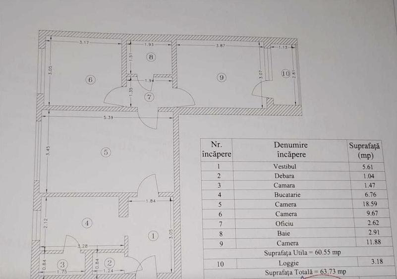 Apartament 3 camere in bloc reabilitat, Raul Doamnei, Drumul Taberei - 2