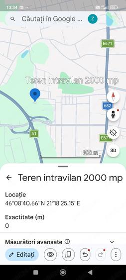 Teren de 2000 mp, în Aradul Nou
