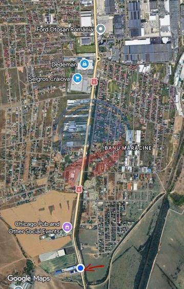 Teren Construcții intravilan de 4932 mp, în Malu Mare