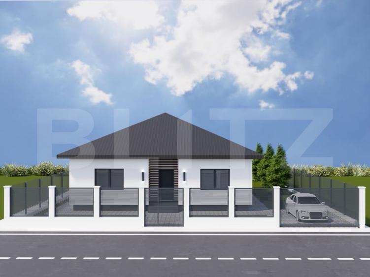 Casă individuală cu 4 camere cu Teren 468 Mp în Nojorid