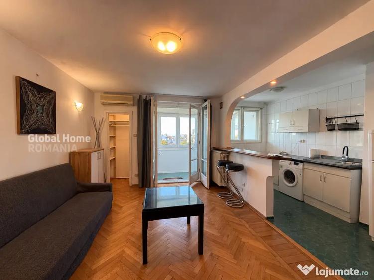 Apartament cu 2 camere semidecomandat, mobilat în Amzei