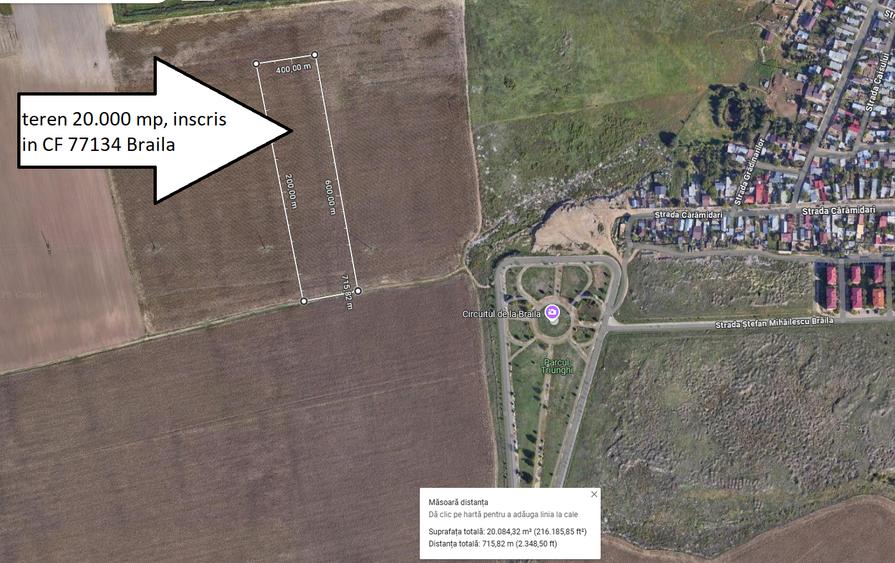 Teren agricol intravilan de 20000 mp, în Lacu Dulce
