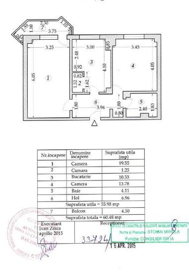 Apartament cu 2 camere decomandat, mobilat în Faleza Nord