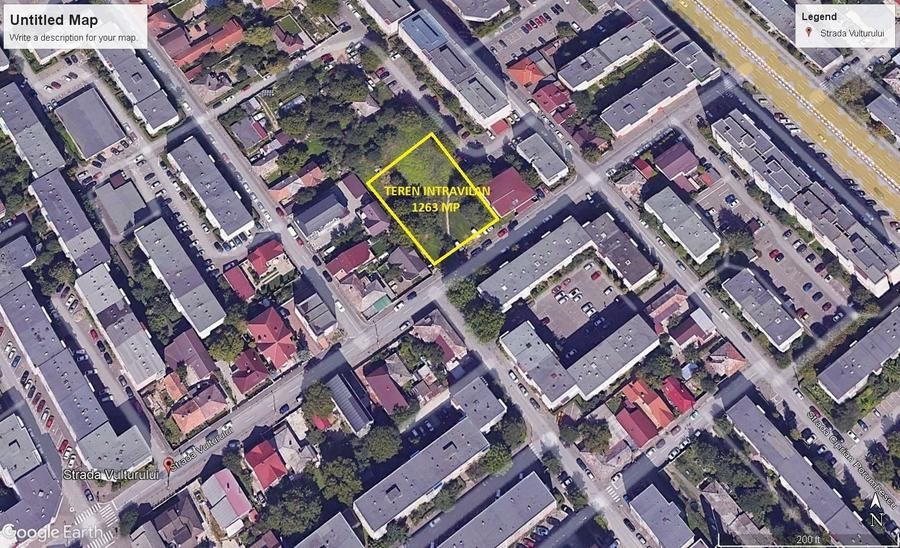 Teren Construcții intravilan de 1263 mp, în Calea București