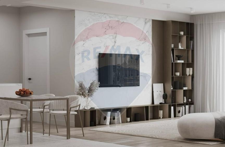 Apartament cu 2 camere semidecomandat în Central