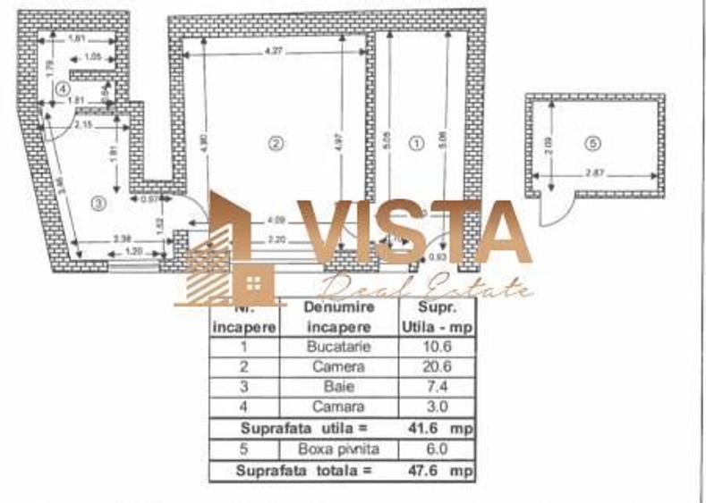 Garsoniera moderna 42mp zona centrala Brasov, ideala pentru investit - 8