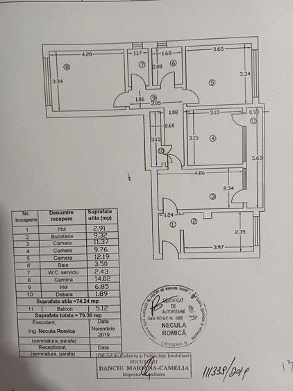 Apartament cu 4 camere semidecomandat în Gorjului
