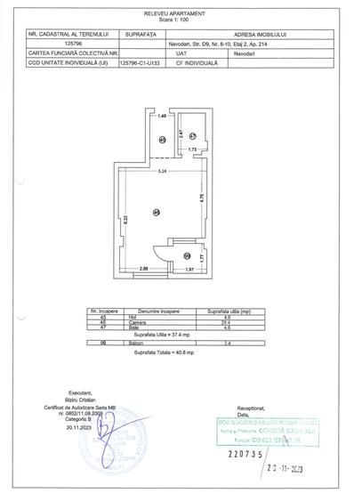 Garsonieră decomandată în Năvodari Tabără