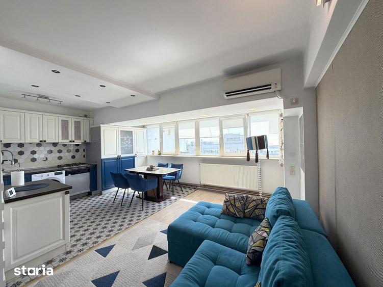 Apartament cu 3 camere, mobilat în Grivița