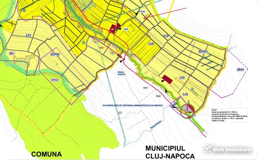 Teren agricol intravilan de 8700 mp, în Chinteni