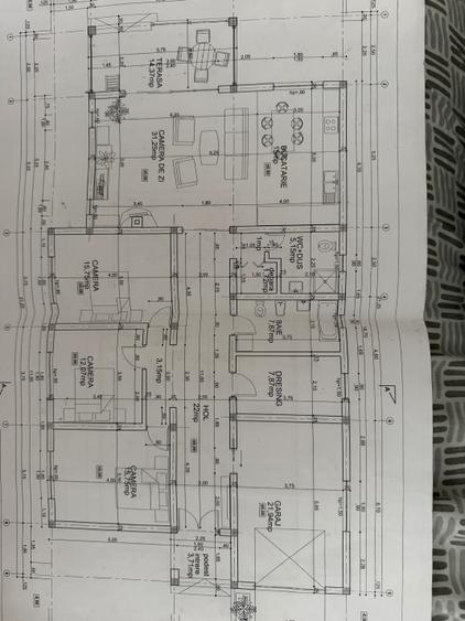 Casă cu 3 camere în Săcălășeni