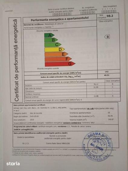 Apartament cu 2 camere în Baciu