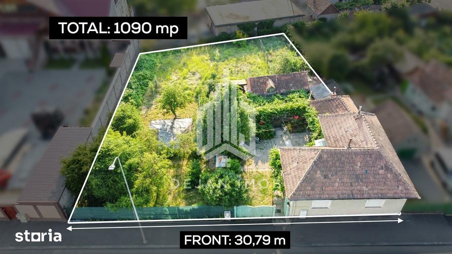 Casă cu 2 camere cu Teren 1090 Mp în Gării