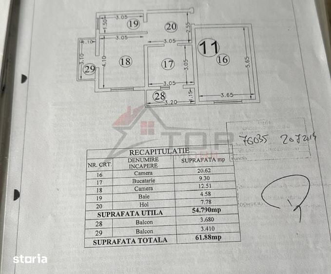 Apartament cu 2 camere decomandat în Ciurea
