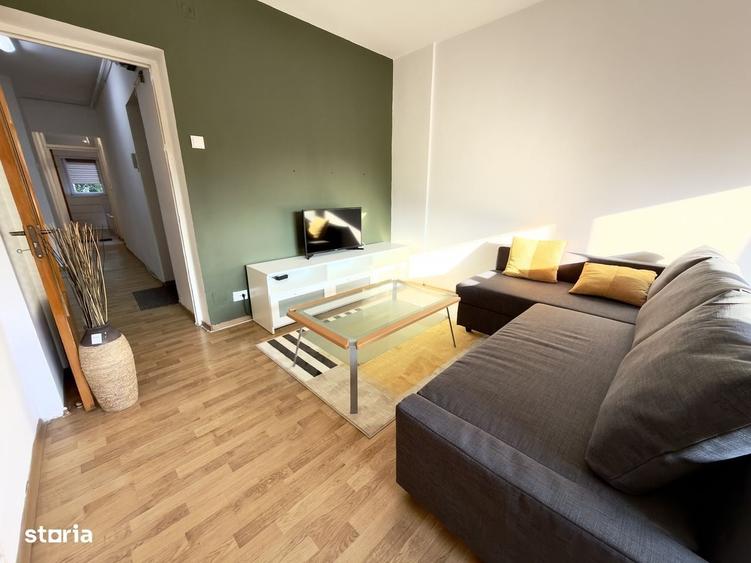 Apartament cu 3 camere semidecomandat în Grădina Icoanei